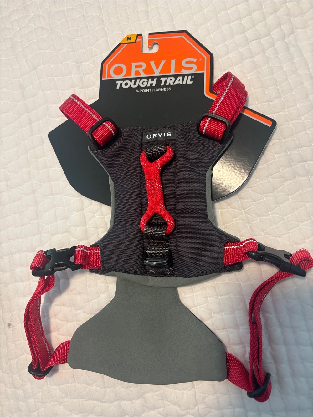 Orvis Kids Red and Black 4-Point Harness